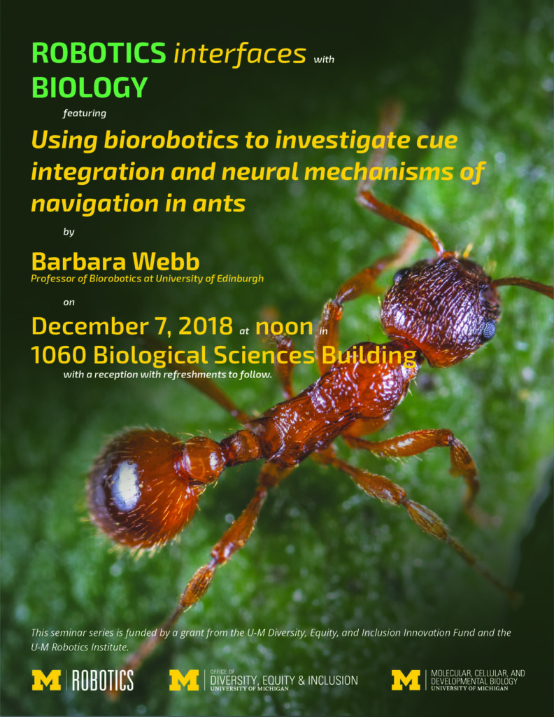 Barbara Webb seminar poster