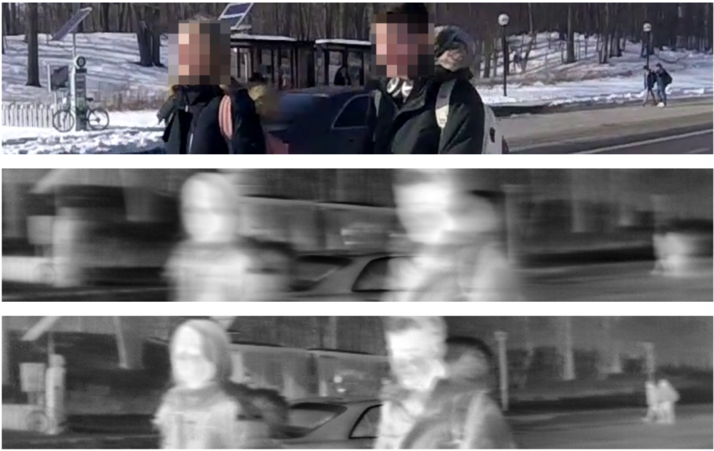 deblurred thermal video